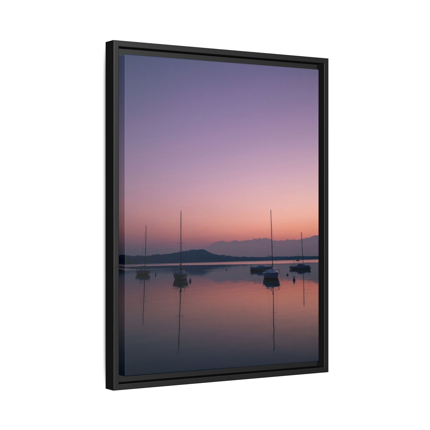 Lago di Viverone (Lake Viverone) - Framed Canvas