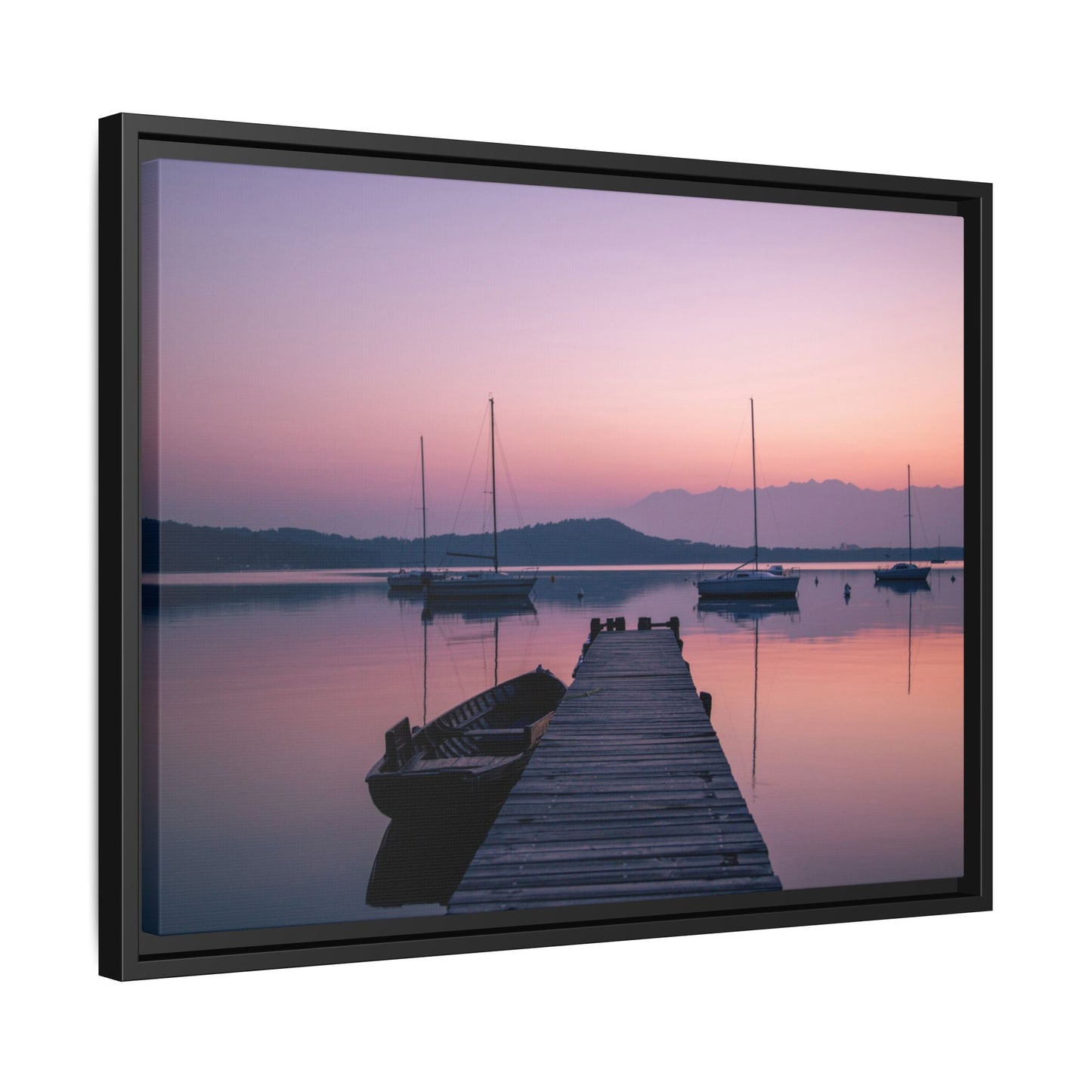 Lago di Viverone (Lake Viverone) - Framed Canvas