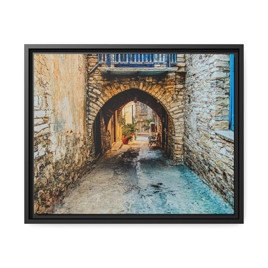 Lefkara - Framed Canvas