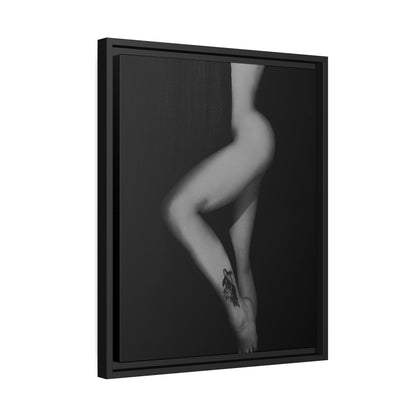 The Shape of Legs - Framed Canvas