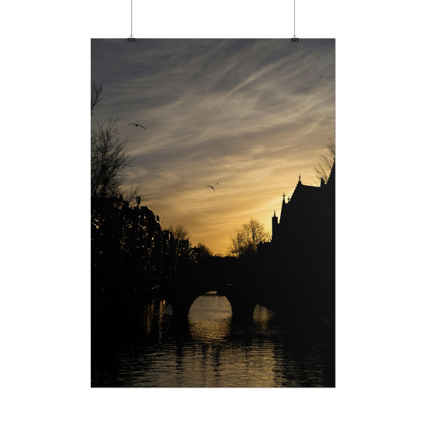 Sunset in Amsterdam (XL) - Matte Poster