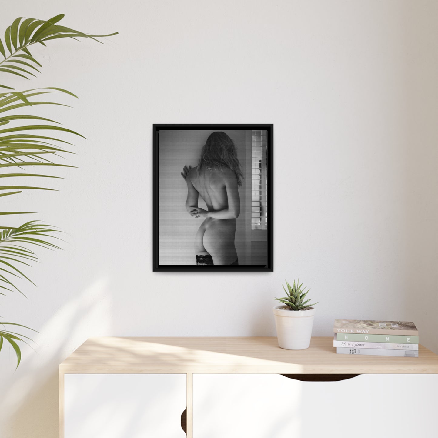 Sensual - Framed Canvas