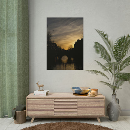 Sunset in Amsterdam (XL) - Matte Poster