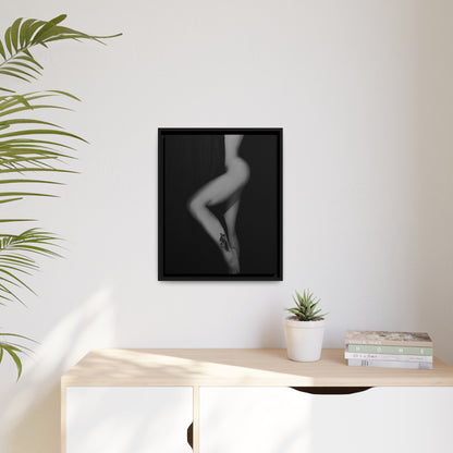 The Shape of Legs - Framed Canvas