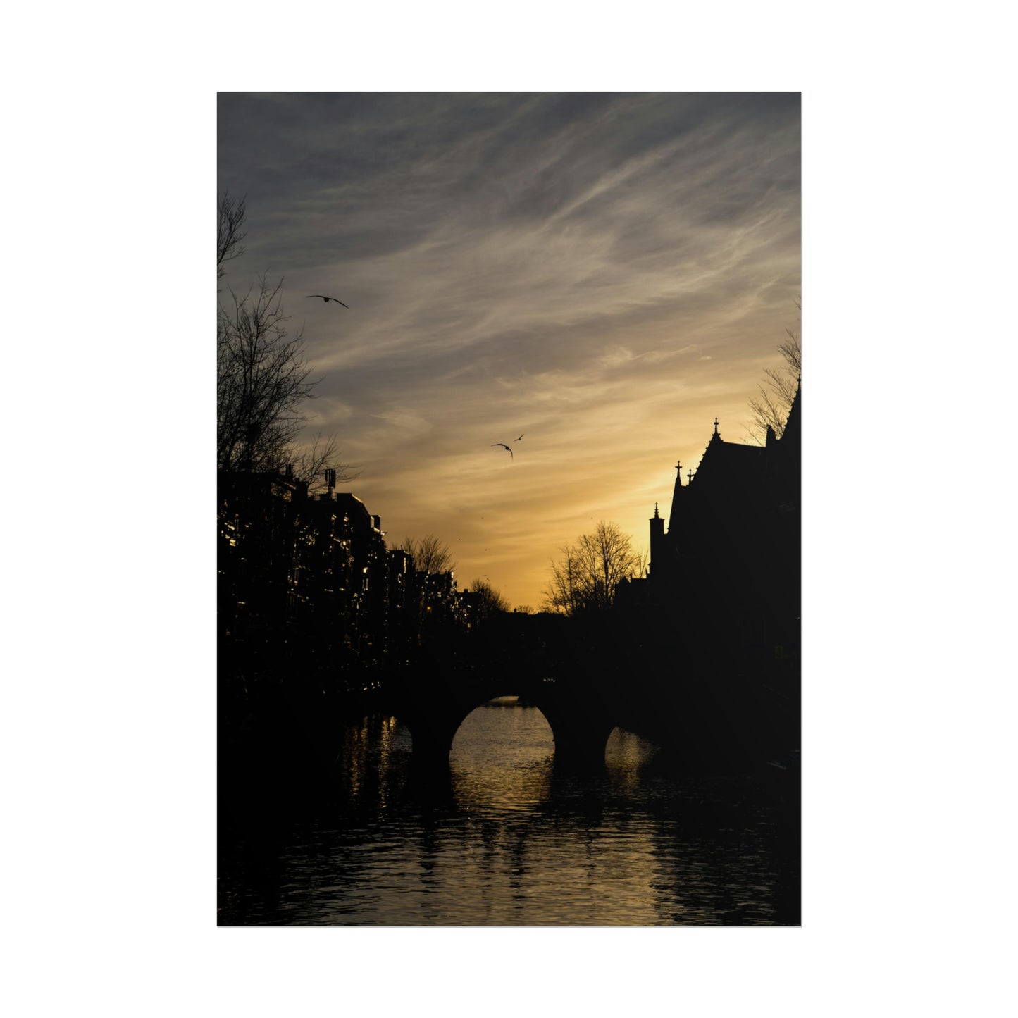 Sunset in Amsterdam (XL) - Matte Poster