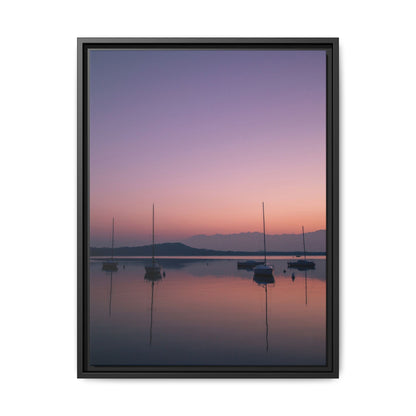 Lago di Viverone (Lake Viverone) - Framed Canvas